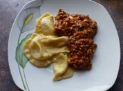 selbstgemachte Ravioli mit 2-Käse-Füllung - Rezept