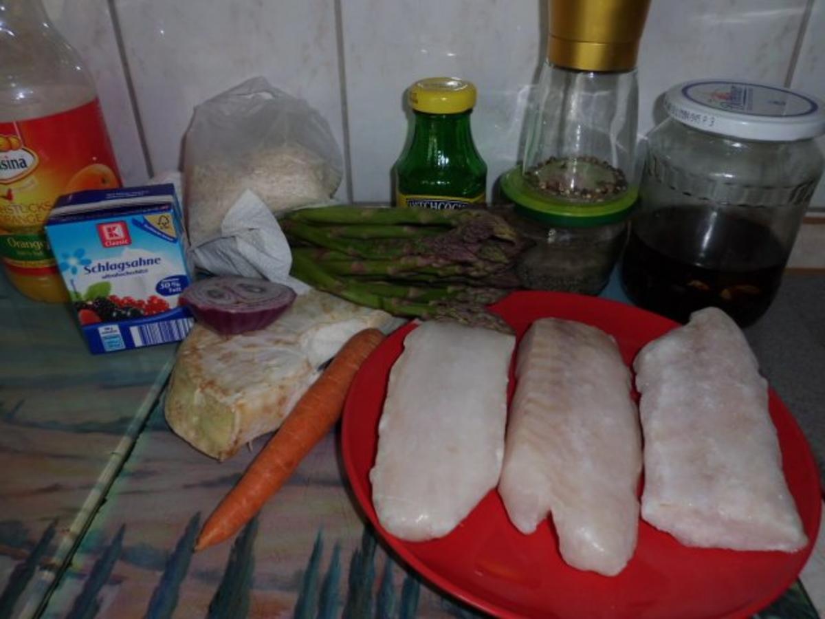 Fisch: Rotbarsch an Gemüseragout und Reis - Rezept - Bild Nr. 2