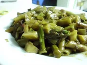 Pfannengericht: Gemüseragout mit Nudeln - Rezept