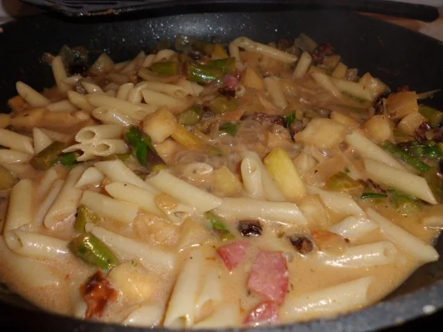 Pfannengericht: Gemüseragout mit Nudeln - Rezept - Bild Nr. 5