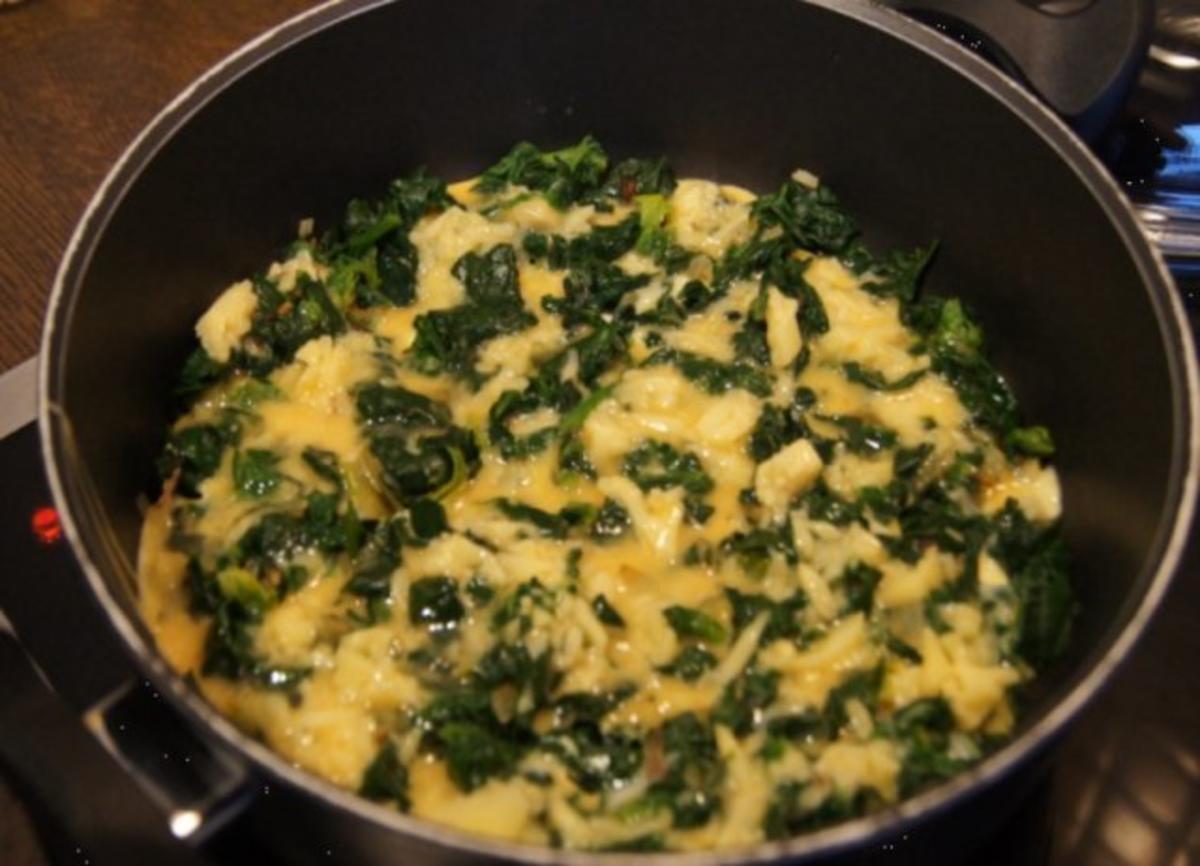 Omelett mit frischen Blattspinat - Rezept - Bild Nr. 12