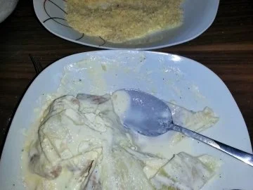 Rezept: Fish Fingers mit Rahmspinat und Röstkartoffeln Bild Nr. 5 Fish Fingers mit Rahmspinat und Röstkartoffeln - Rezept - Bild Nr. 5