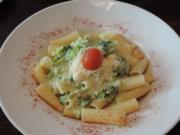 Broccoli - Mandel - Sauce über Pasta - Rezept