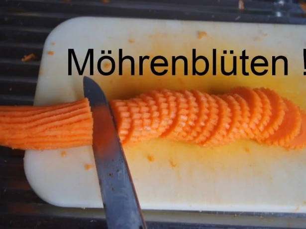 Möhrenblüteneintopf mit Garnelenspieß - Rezept - Bild Nr. 4