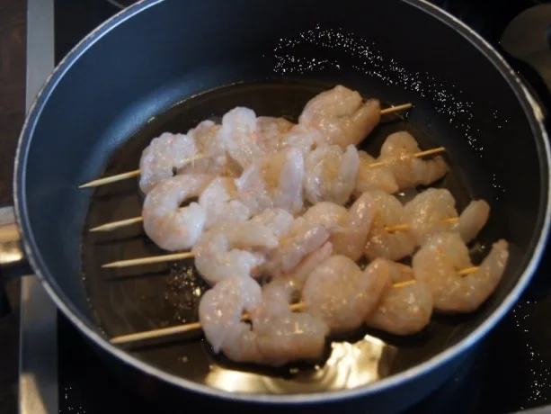 Möhrenblüteneintopf mit Garnelenspieß - Rezept - Bild Nr. 13