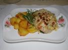Hähnchenbrust mit Senf-Schmand-Haube - Rezept