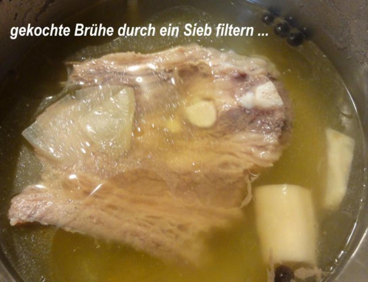 Suppe:   SCHNITTBOHNEN - SUPPE mit Bratwurstbällchen - Rezept - Bild Nr. 3