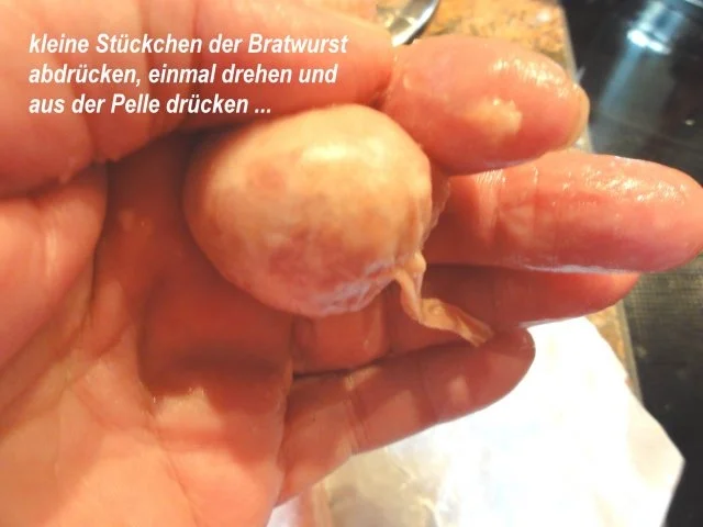 Suppe:   SCHNITTBOHNEN - SUPPE mit Bratwurstbällchen - Rezept - Bild Nr. 7