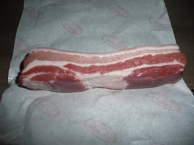 Schweinebauch, Bohnen + Karottengemüse + Kartoffelschnee ! - Rezept - Bild Nr. 2