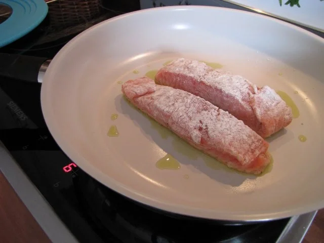 Rezept: Rosmarinkartoffeln mit Quark, Zuccini und Lachs Bild Nr. 4 Rosmarinkartoffeln mit Quark, Zuccini und Lachs - Rezept - Bild Nr. 4