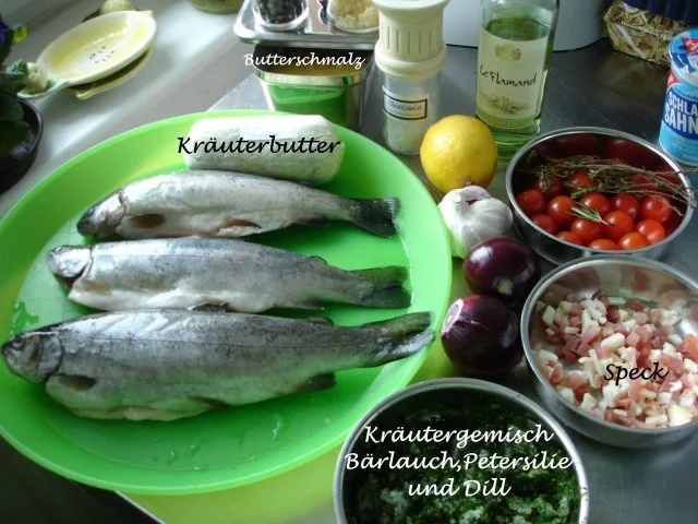 Rezept: Forelle aus dem Backofen Bild Nr. 2 Forelle aus dem Backofen - Rezept - Bild Nr. 2