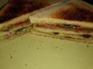Sandwich mit Schinken und Salami - Rezept