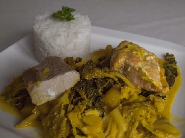 Lachsfilet auf Exoten-Wirsing - Rezept - Bild Nr. 2