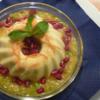 Safran Panna Cotta mit  Passionfruchtsalsa. - Rezept