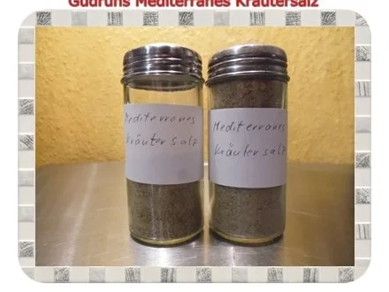 Gewürz: Mediterranes Kräutersalz - Rezept