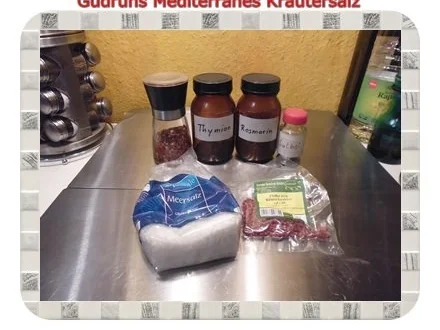Gewürz: Mediterranes Kräutersalz - Rezept - Bild Nr. 2