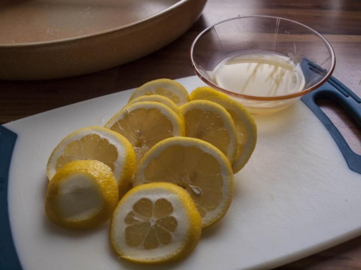 Zitronen - Hähnchen mit Ofenkartoffeln - Rezept - Bild Nr. 3