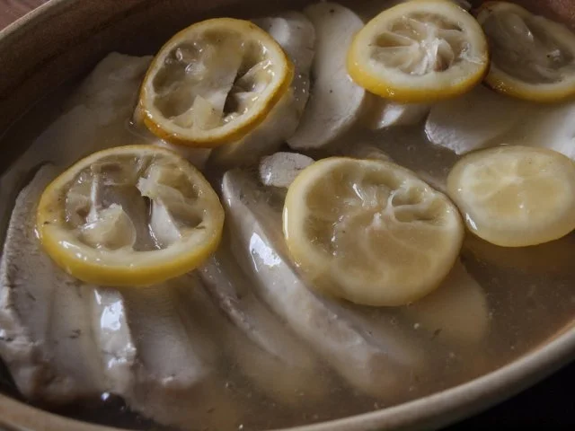 Rezept: Zitronen - Hähnchen mit Ofenkartoffeln Bild Nr. 5 Zitronen - Hähnchen mit Ofenkartoffeln - Rezept - Bild Nr. 5