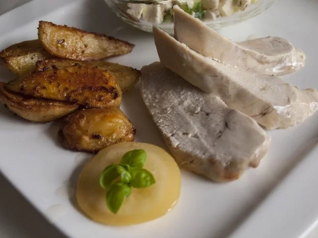 Rezept: Zitronen - Hähnchen mit Ofenkartoffeln Zitronen - Hähnchen mit Ofenkartoffeln - Rezept