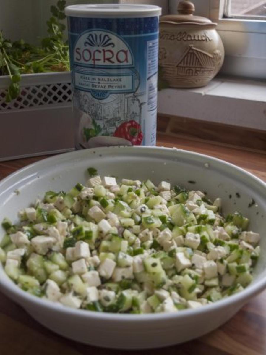 Salat: Schafskäsesalat - Rezept mit Bild - kochbar.de