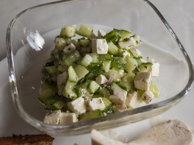 Salat: Schafskäsesalat - Rezept - Bild Nr. 2