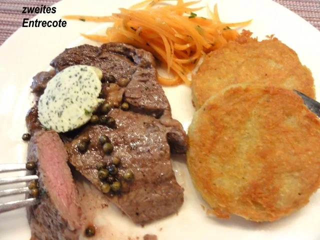 Rezept: Fleisch: ENTRECOTE`s aus der Grillpfanne Bild Nr. 2 Fleisch: ENTRECOTE`s aus der Grillpfanne - Rezept - Bild Nr. 2