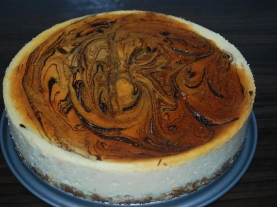 Rezept: Geswirlter Käsekuchen mit Nutellahaube Bild Nr. 3 Geswirlter Käsekuchen mit Nutellahaube - Rezept - Bild Nr. 3