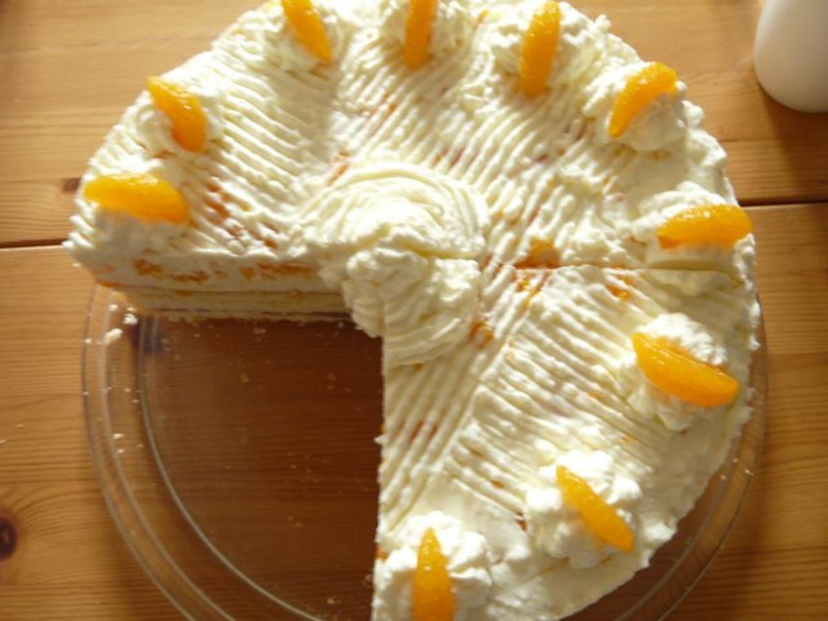 Mandarinen-Joghurt-Torte - Rezept mit Bild - kochbar.de