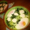 Gebackene Eier in Spinat - Rezept