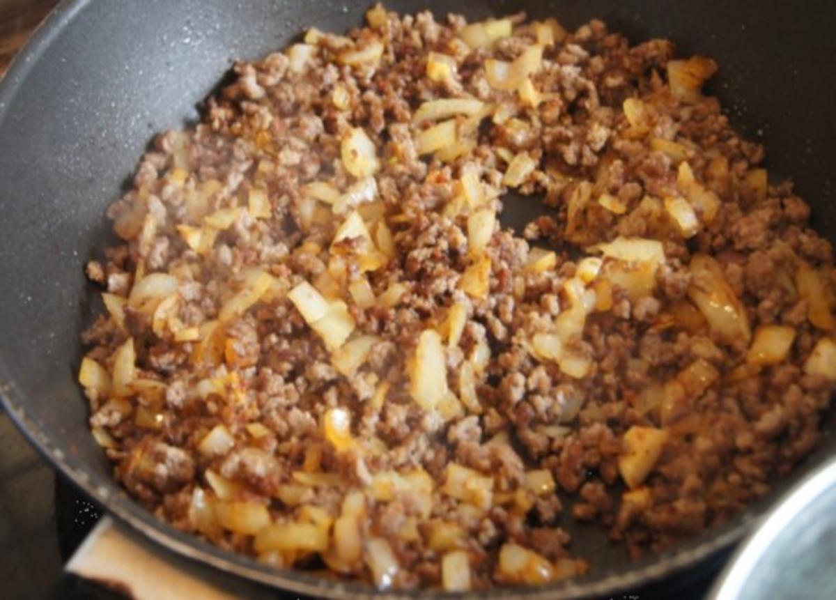 Blumenkohlröschen mit Rinderhack-Gemüsesauce - Rezept - Bild Nr. 10