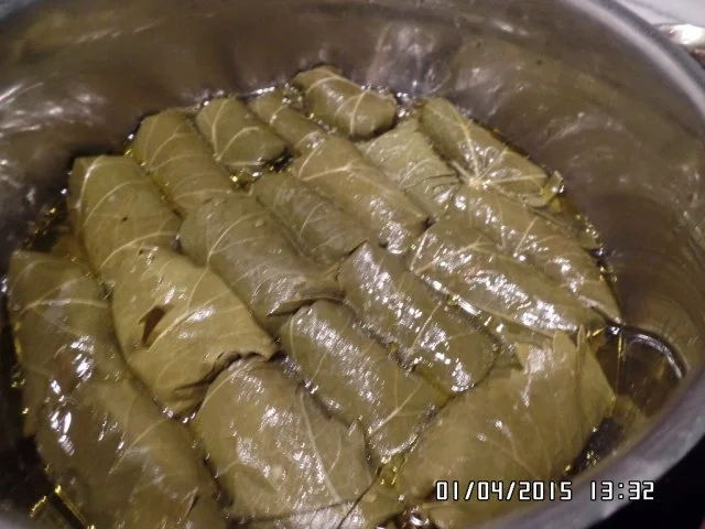 Gefüllte Weinblätter mit Reis - Rezept - Bild Nr. 3