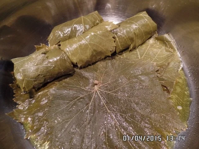 Gefüllte Weinblätter mit Reis - Rezept - Bild Nr. 4