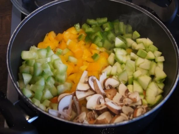 Pikantes Omelett mit Gemüse II - Rezept - Bild Nr. 5