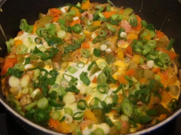 Pikantes Omelett mit Gemüse II - Rezept - Bild Nr. 10