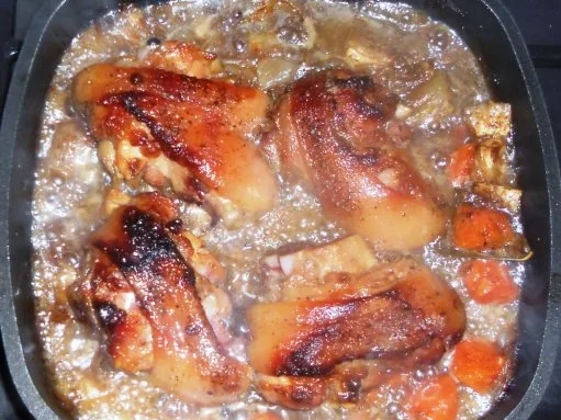 "Oma-Friede`s"- Geschmorte Schwein`s-Kniebeine (Rzpt. um 1885) - Rezept - Bild Nr. 16