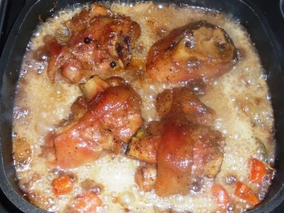 "Oma-Friede`s"- Geschmorte Schwein`s-Kniebeine (Rzpt. um 1885) - Rezept - Bild Nr. 17