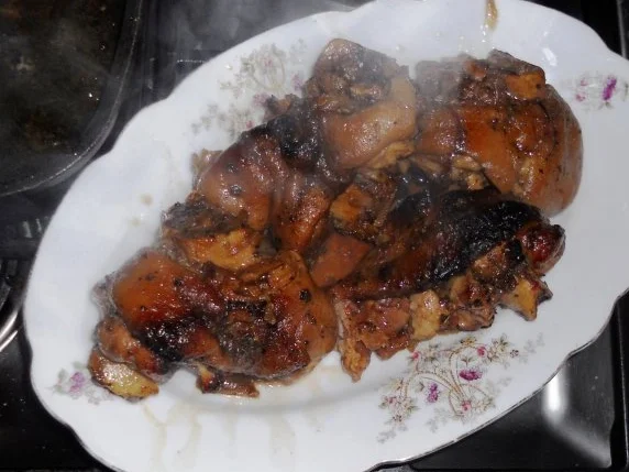 "Oma-Friede`s"- Geschmorte Schwein`s-Kniebeine (Rzpt. um 1885) - Rezept - Bild Nr. 24