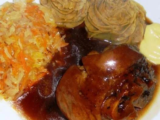 "Oma-Friede`s"- Geschmorte Schwein`s-Kniebeine (Rzpt. um 1885) - Rezept - Bild Nr. 46