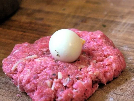 Gefüllte Bouletten mit Kräuterdip - Rezept - Bild Nr. 8