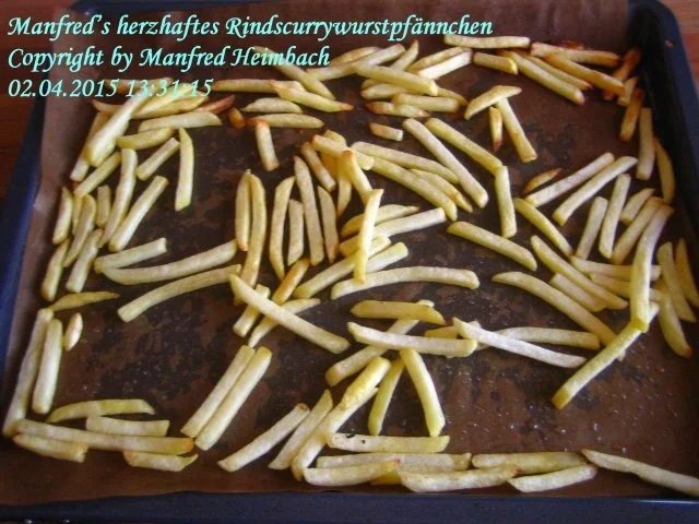 Fleisch – Manfred’s herzhaftes Rindscurrywurstpfännchen - Rezept - Bild Nr. 2