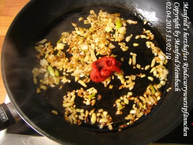 Fleisch – Manfred’s herzhaftes Rindscurrywurstpfännchen - Rezept - Bild Nr. 5