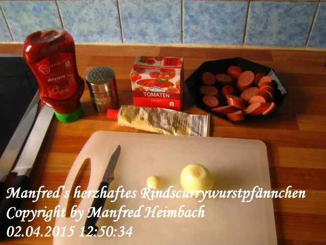 Fleisch – Manfred’s herzhaftes Rindscurrywurstpfännchen - Rezept - Bild Nr. 9