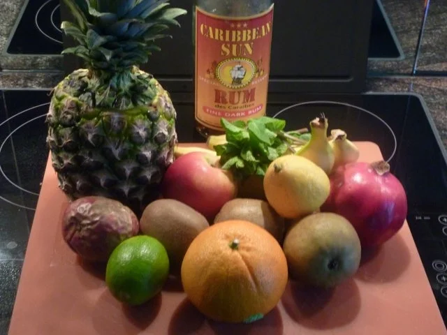 Rezept: Exotischer - Winterlicher Fruchtsalat Bild Nr. 2 Exotischer - Winterlicher Fruchtsalat - Rezept - Bild Nr. 2