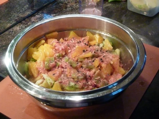 Rezept: Exotischer - Winterlicher Fruchtsalat Bild Nr. 7 Exotischer - Winterlicher Fruchtsalat - Rezept - Bild Nr. 7