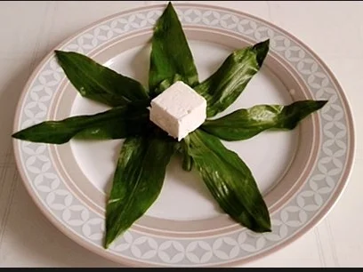 Junger Bärlauch Salat mit Fetakäse und Dressing dazu - Rezept - Bild Nr. 8