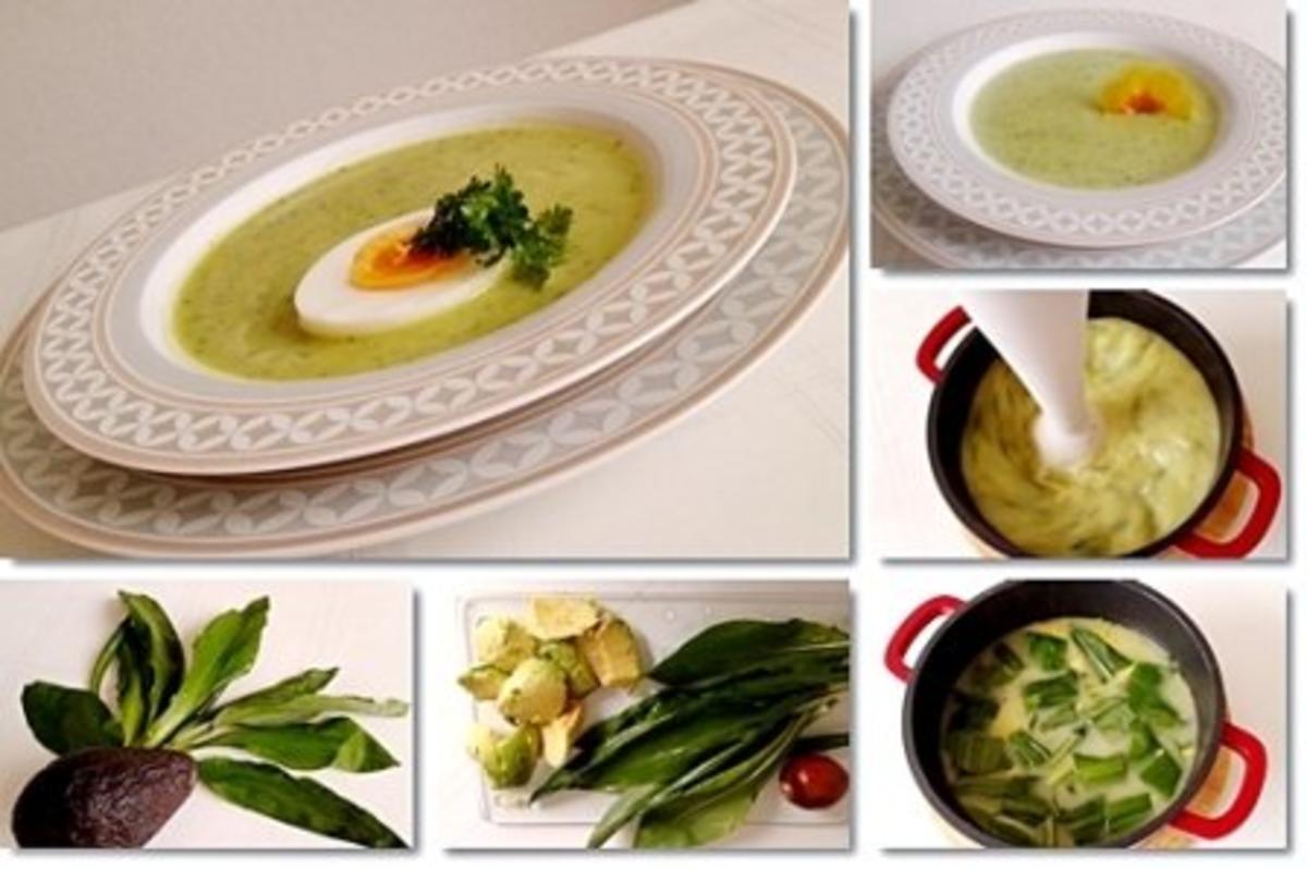 Eine fruchtige  Avocado – Bärlauch- Cremesuppe - Rezept - Bild Nr. 4