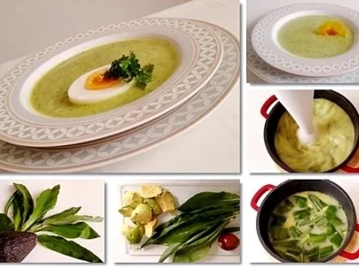 Eine fruchtige  Avocado – Bärlauch- Cremesuppe - Rezept - Bild Nr. 4
