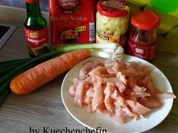 Rezept: Gebratene Nudeln mit Hรคhnchenbruststreifen und Gemรผse Gebratene Nudeln mit Hรคhnchenbruststreifen und Gemรผse - Rezept