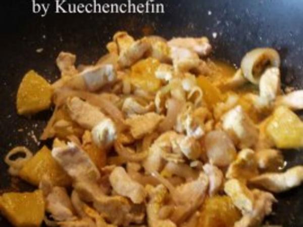 Hawaii Curry Hähnchen - schnell &amp; einfach - 100 kcal/100g