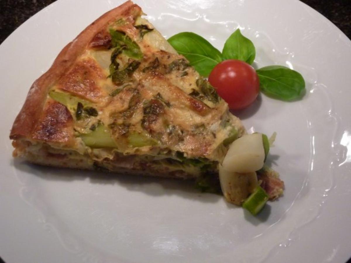 Bilder für Spargeln Quiche - Rezept